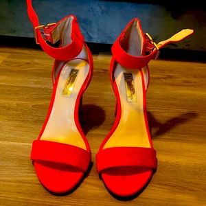 INC Snake Textured Heels